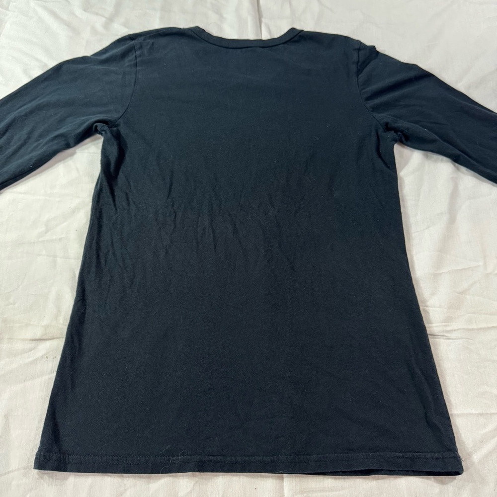 G64. Girls Black Wabash College Long Sleeve Shirt (L)‎ - Picture 5 of 5